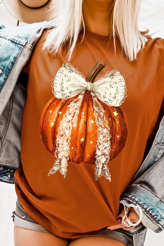 Bow Tie Pumpkin Tee