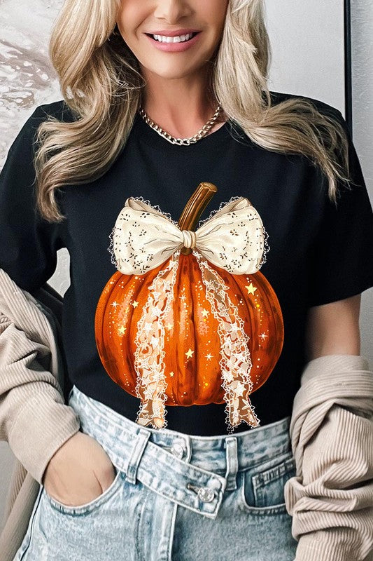 Bow Tie Pumpkin Tee