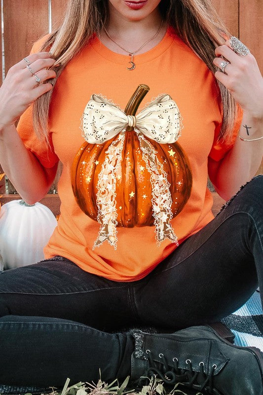 Bow Tie Pumpkin Tee