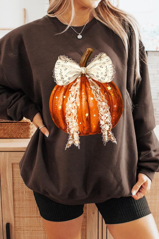 Bow Tie Pumpkin Sweatshirt