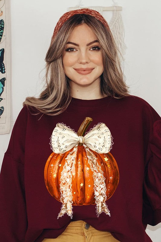 Bow Tie Pumpkin Sweatshirt