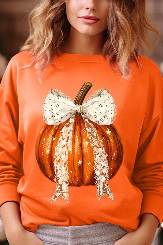 Bow Tie Pumpkin Sweatshirt