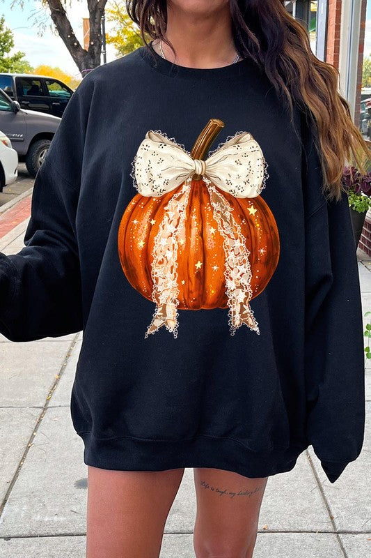 Bow Tie Pumpkin Sweatshirt