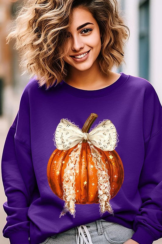 Bow Tie Pumpkin Sweatshirt