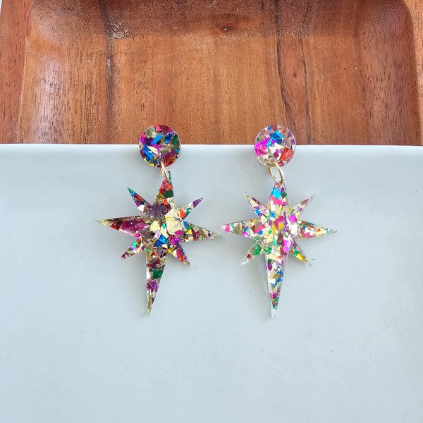 Star of Bethlehem Sparkle Earrings