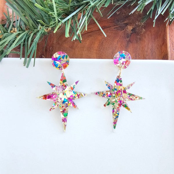 Star of Bethlehem Sparkle Earrings