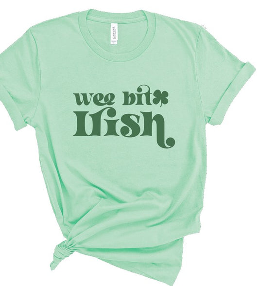 Wee Bit Irish  Tee Plus Size