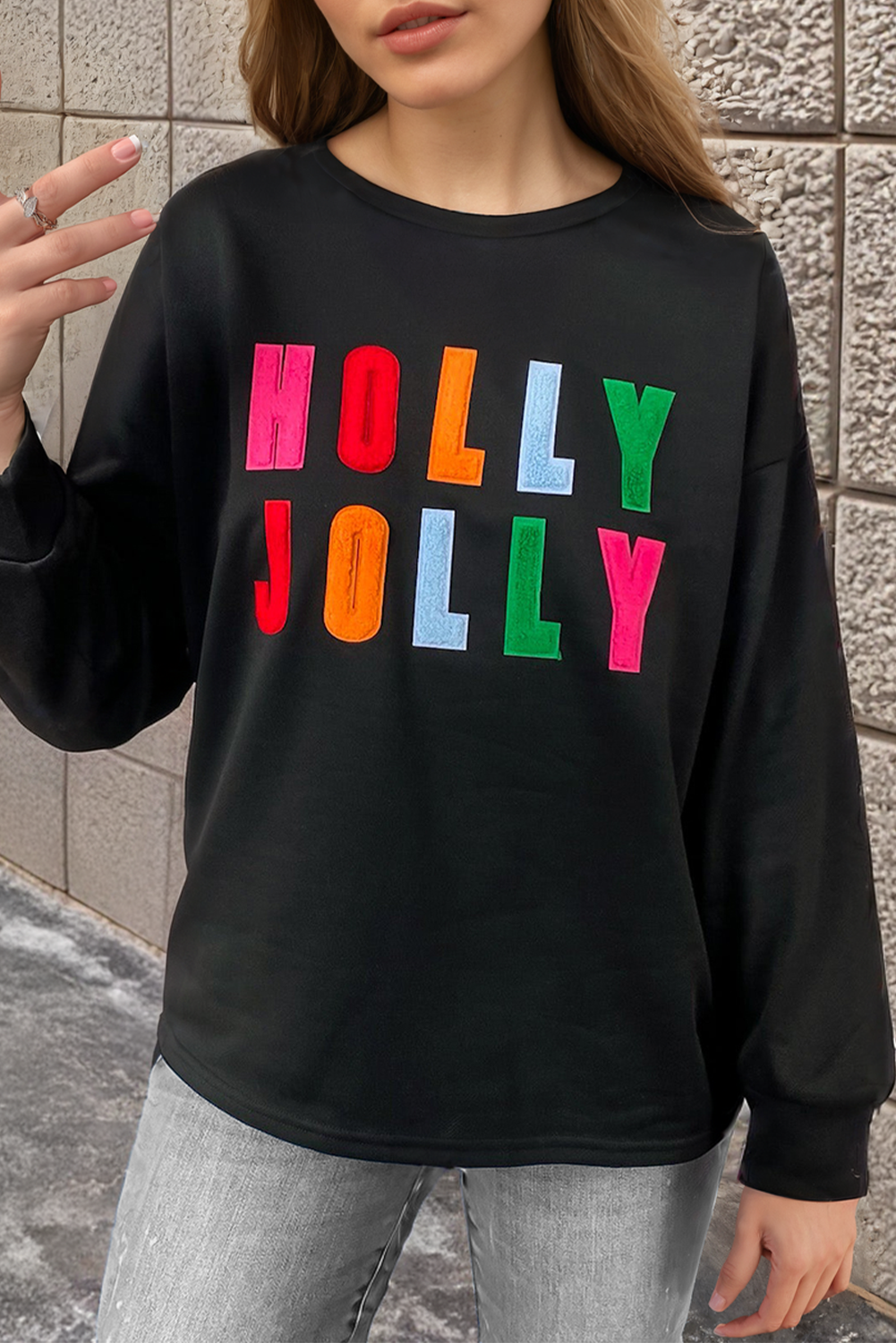 Holly Jolly Long Sleeve Tee