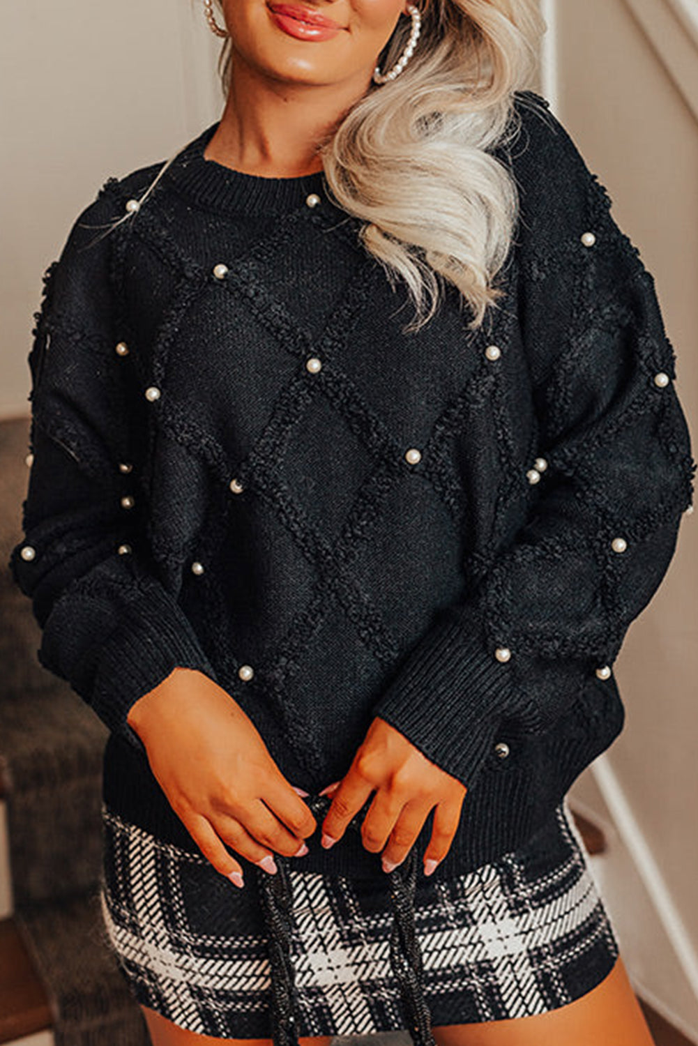 Pearl Embellished Pullover