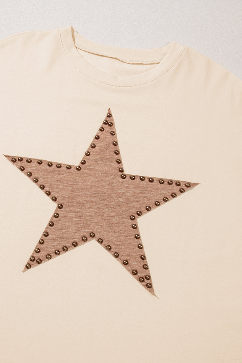 Star Studded Pullover Top Plus Size