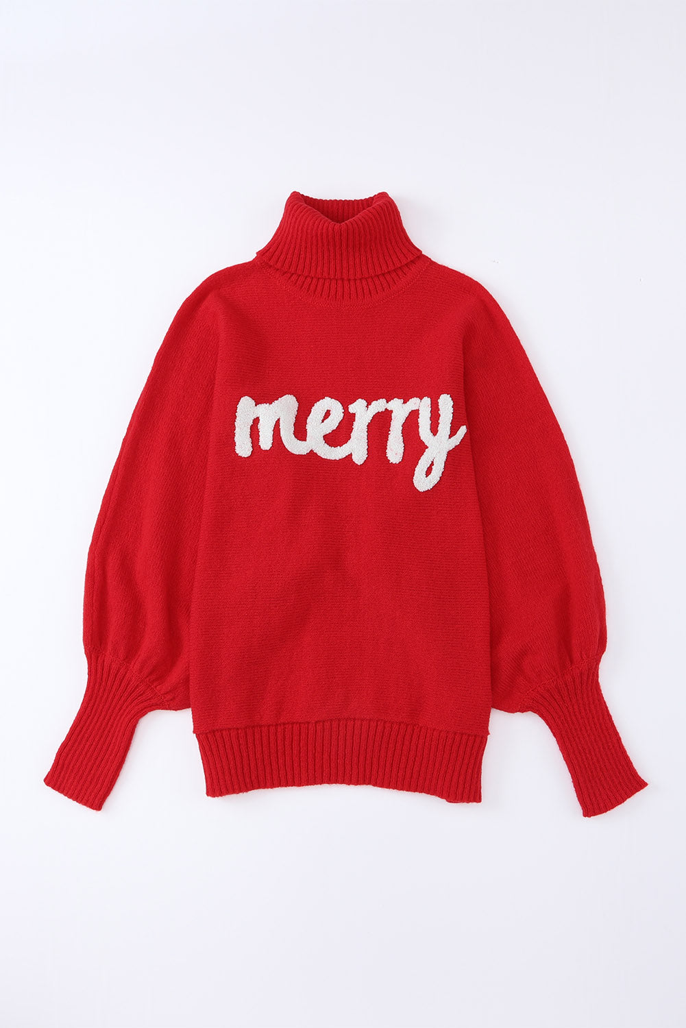 Batwing Sleeve Merry Sweater