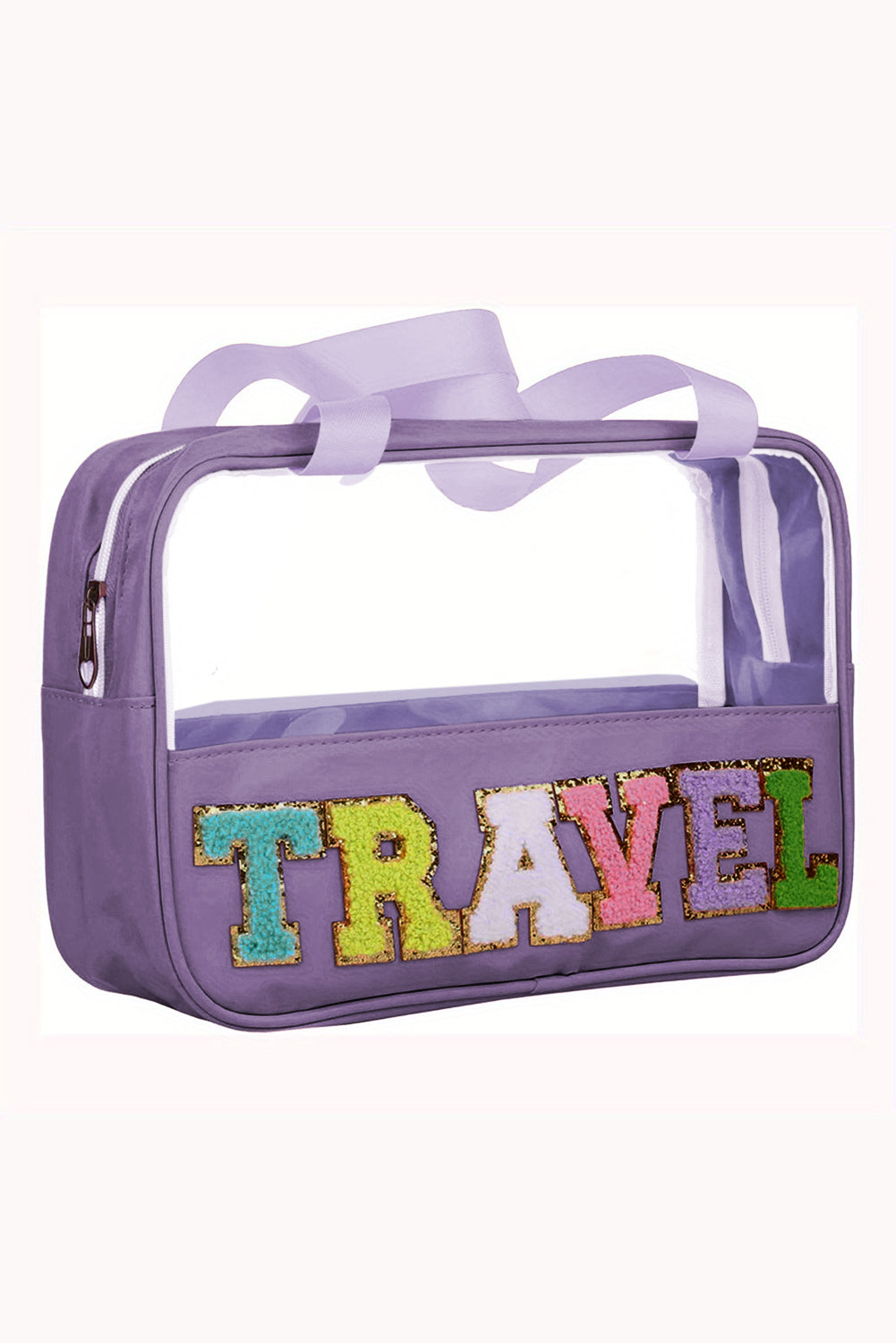 TRAVEL Clear Plastic Makeup Bag