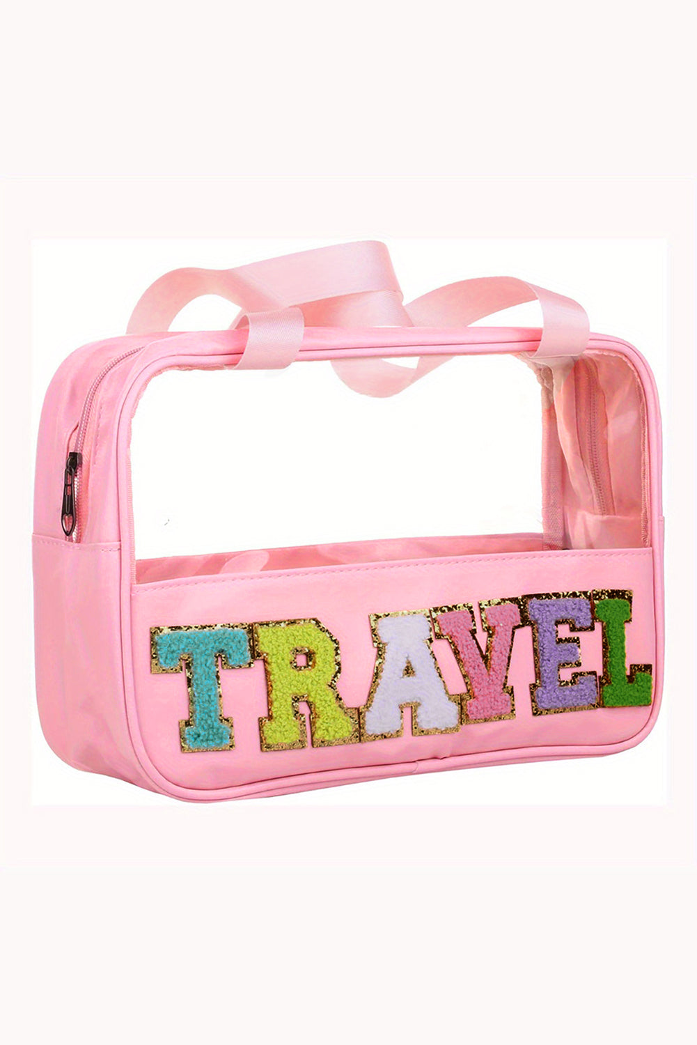 TRAVEL Clear Plastic Makeup Bag