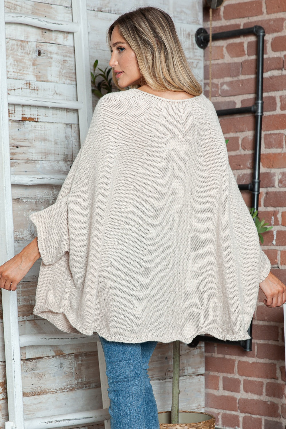 Batwing Sleeve Sweater