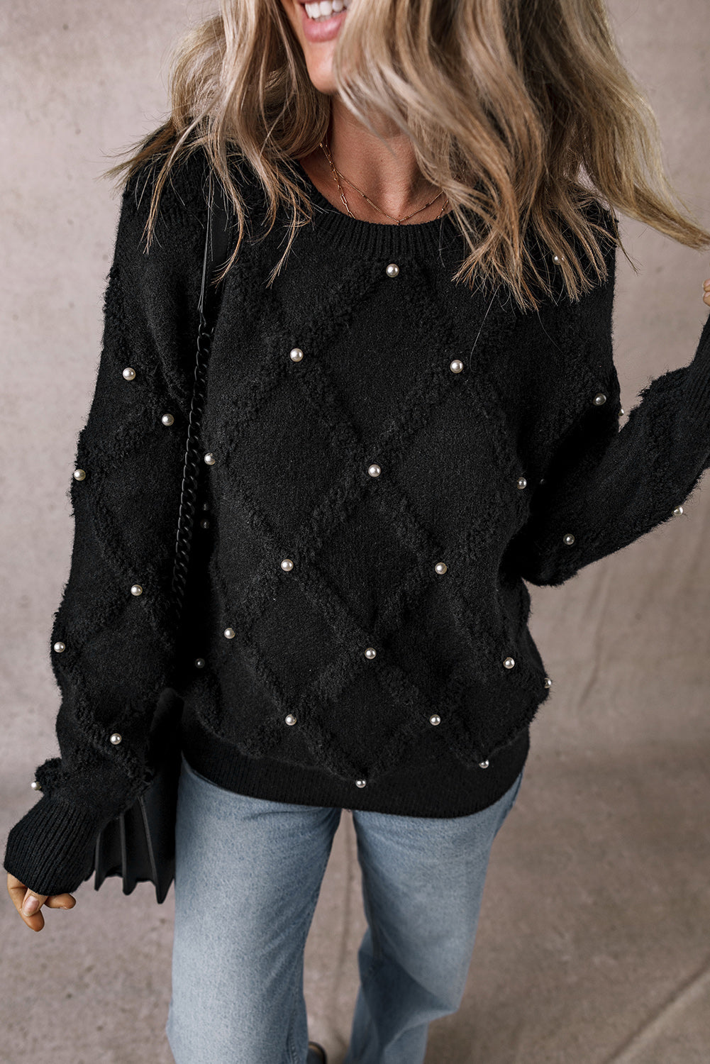 Pearl Embellished Pullover