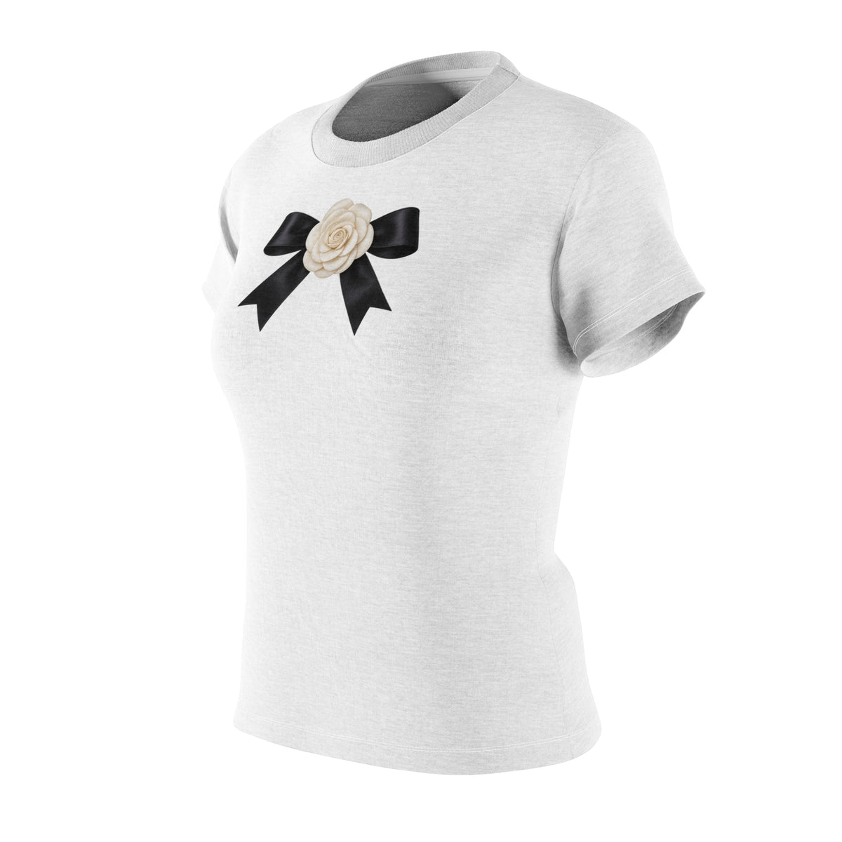 Camellia and Bow Tee
