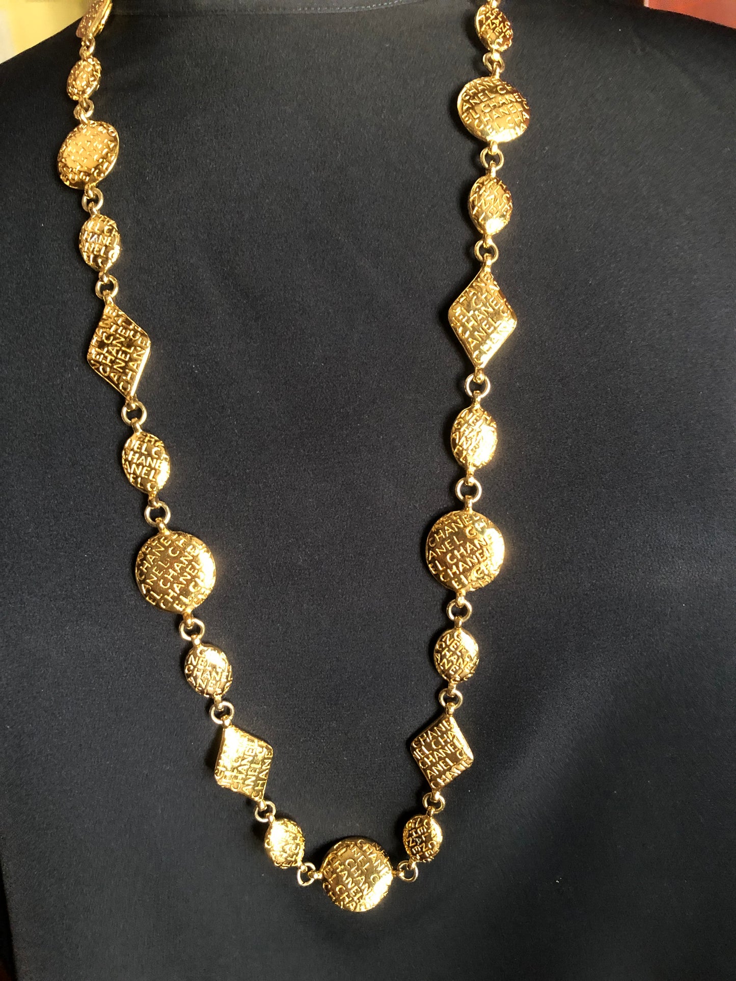 CHANEL Vintage 90’s Coco Mlle Beads Necklace