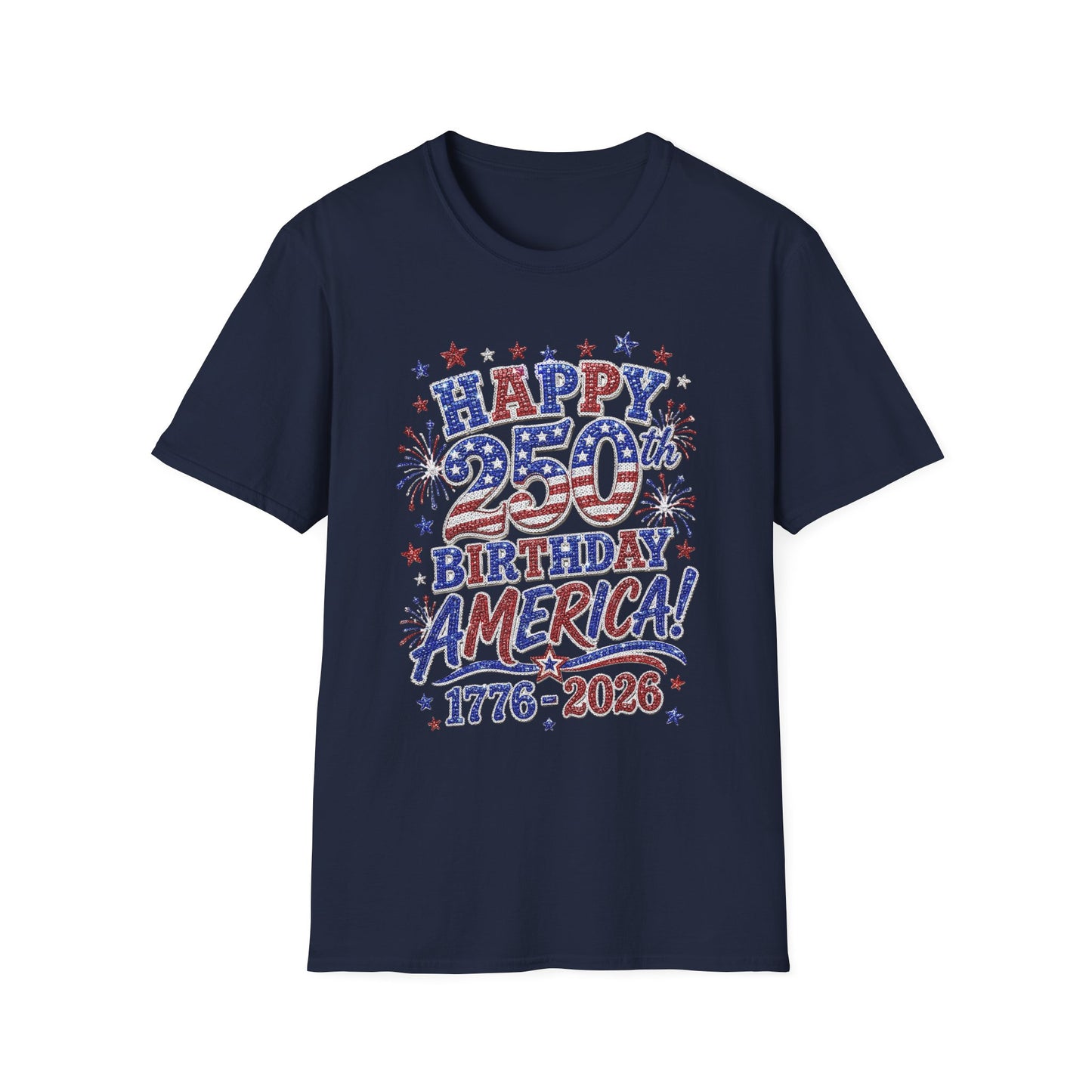 250th Birthday America T-Shirt Star Evans Exclusive
