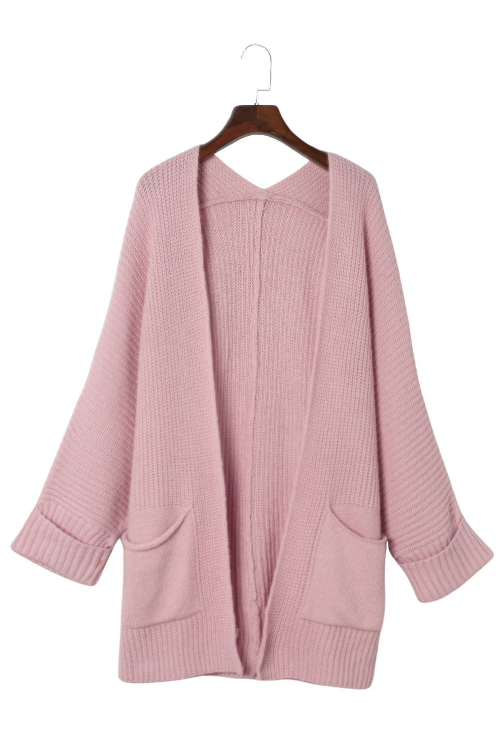 Batwing Sleeve Oversized Cable Knit Cardigan