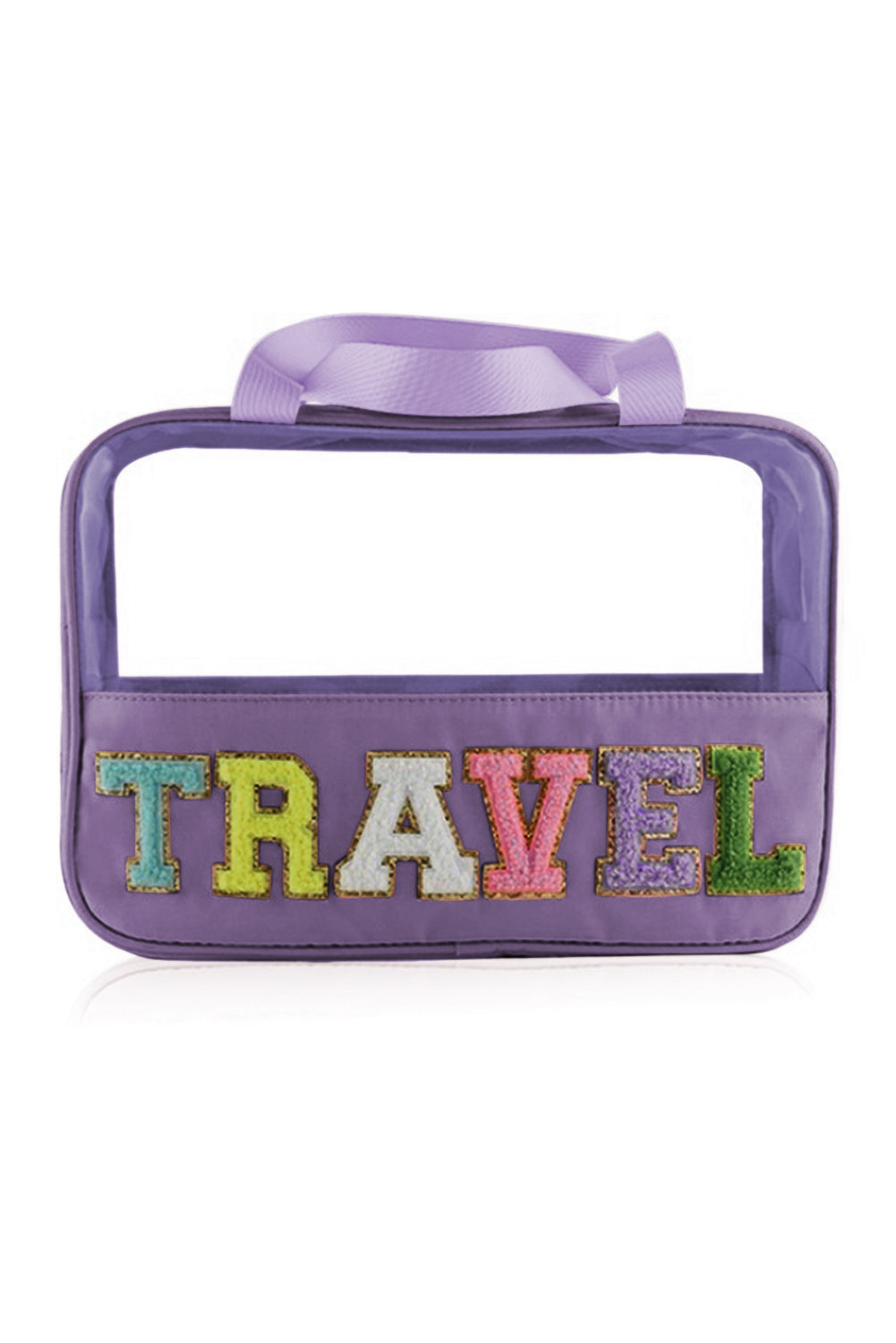 TRAVEL Clear Plastic Makeup Bag