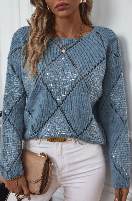 Sequin Diamonds Sweater