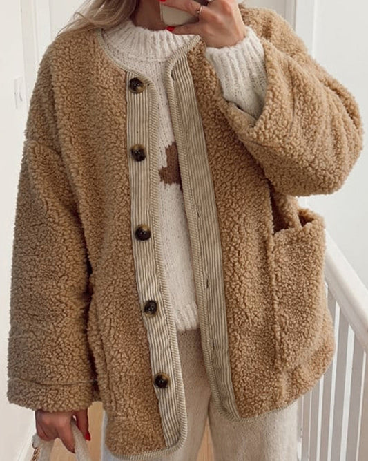 Puffy Plush Sherpa Jacket