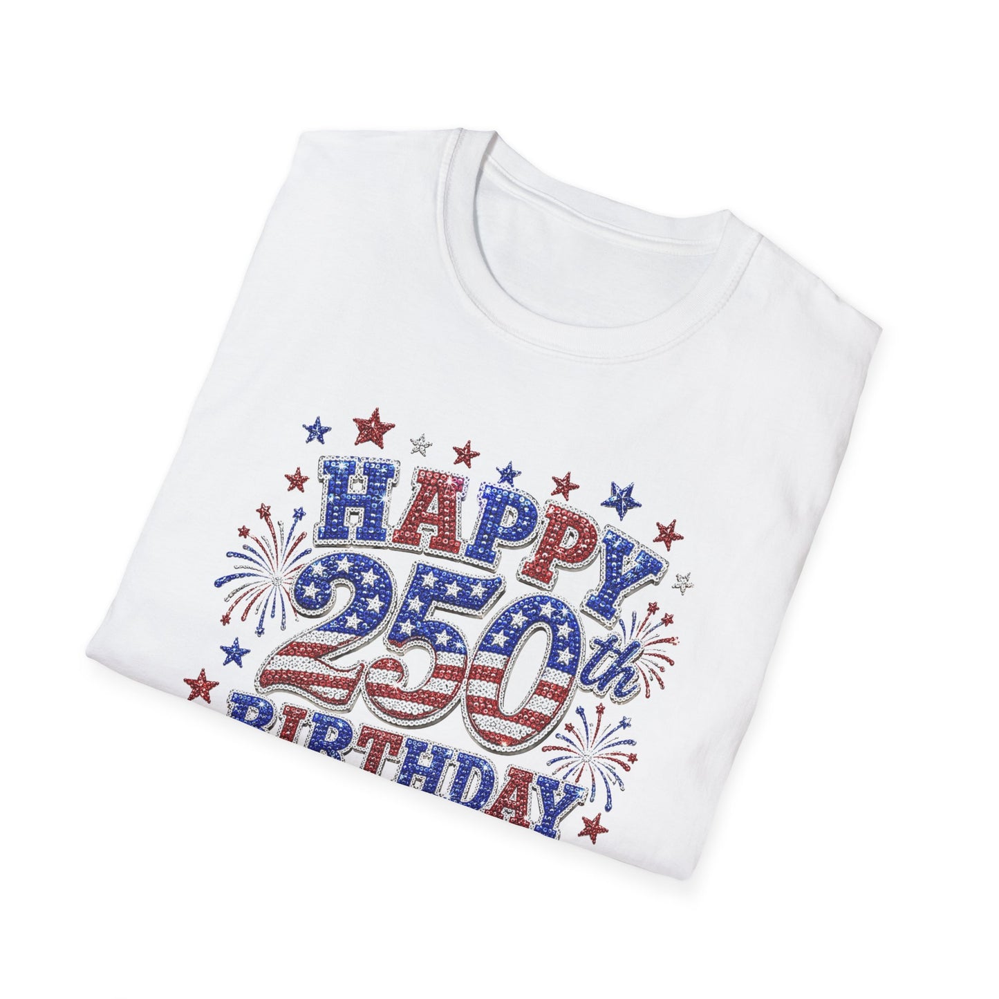 250th Birthday America T-Shirt Star Evans Exclusive