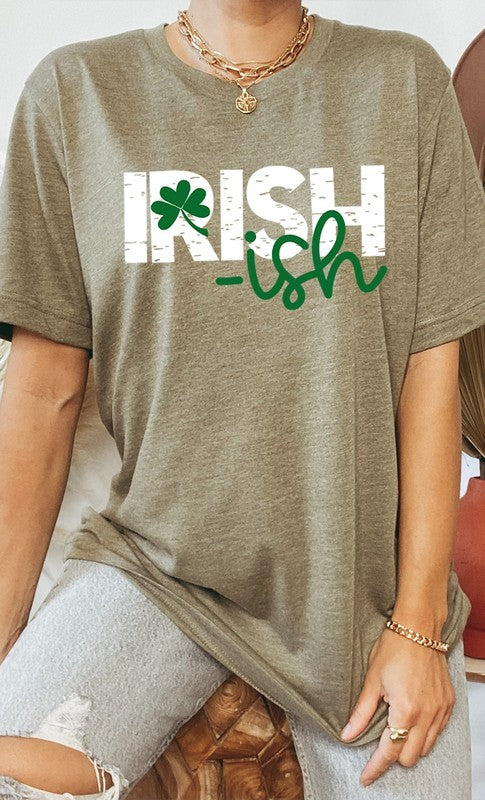 Irish-ish Shamrock Tee Plus Size