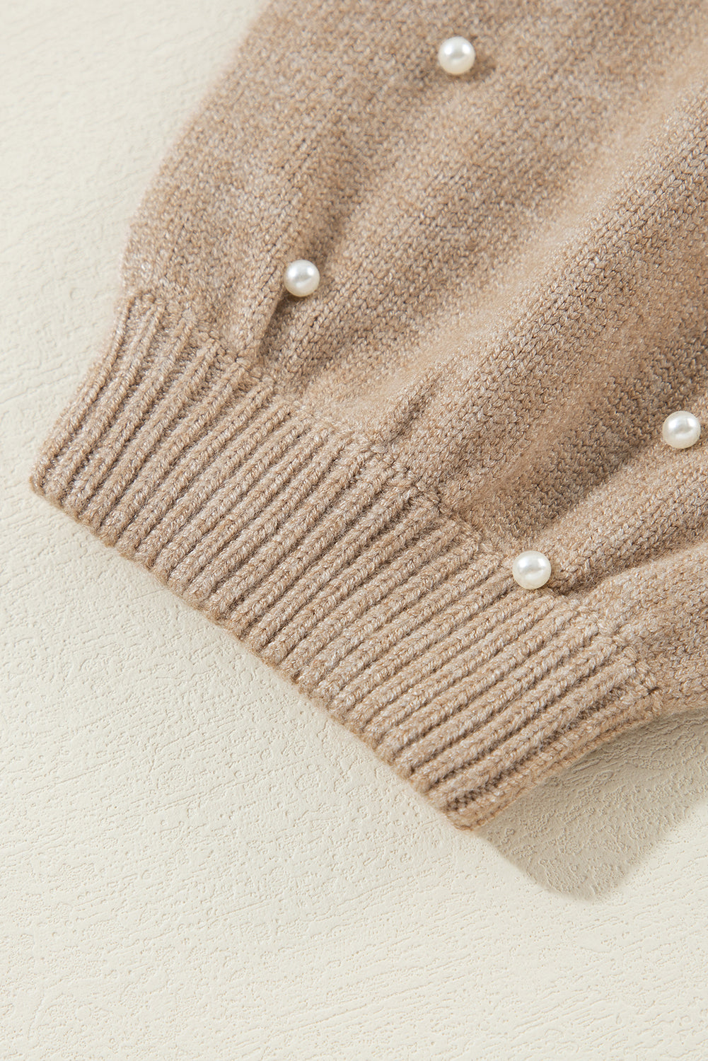 Pearl Drop Shoulder Sweater