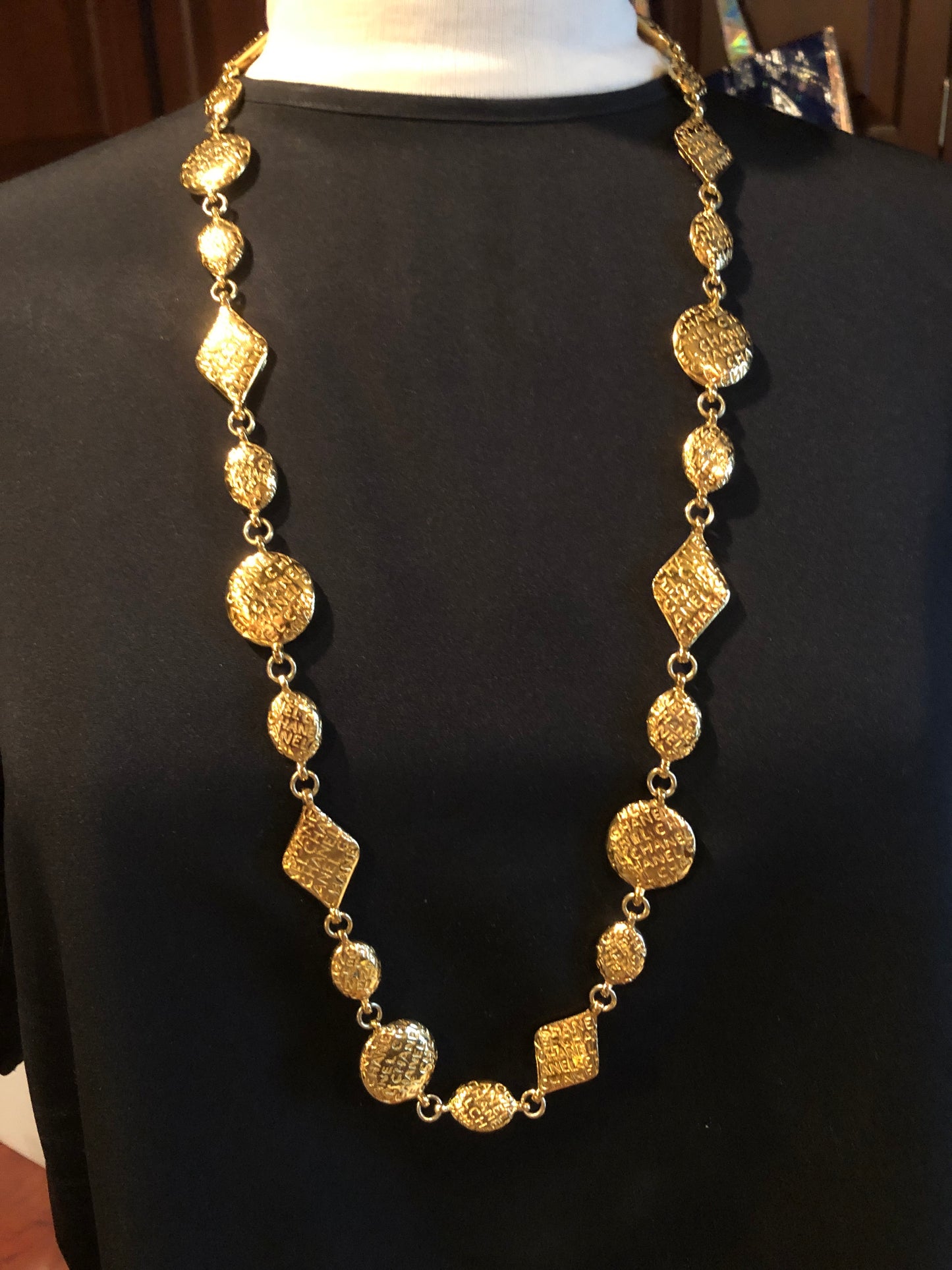CHANEL Vintage 90’s Coco Mlle Beads Necklace