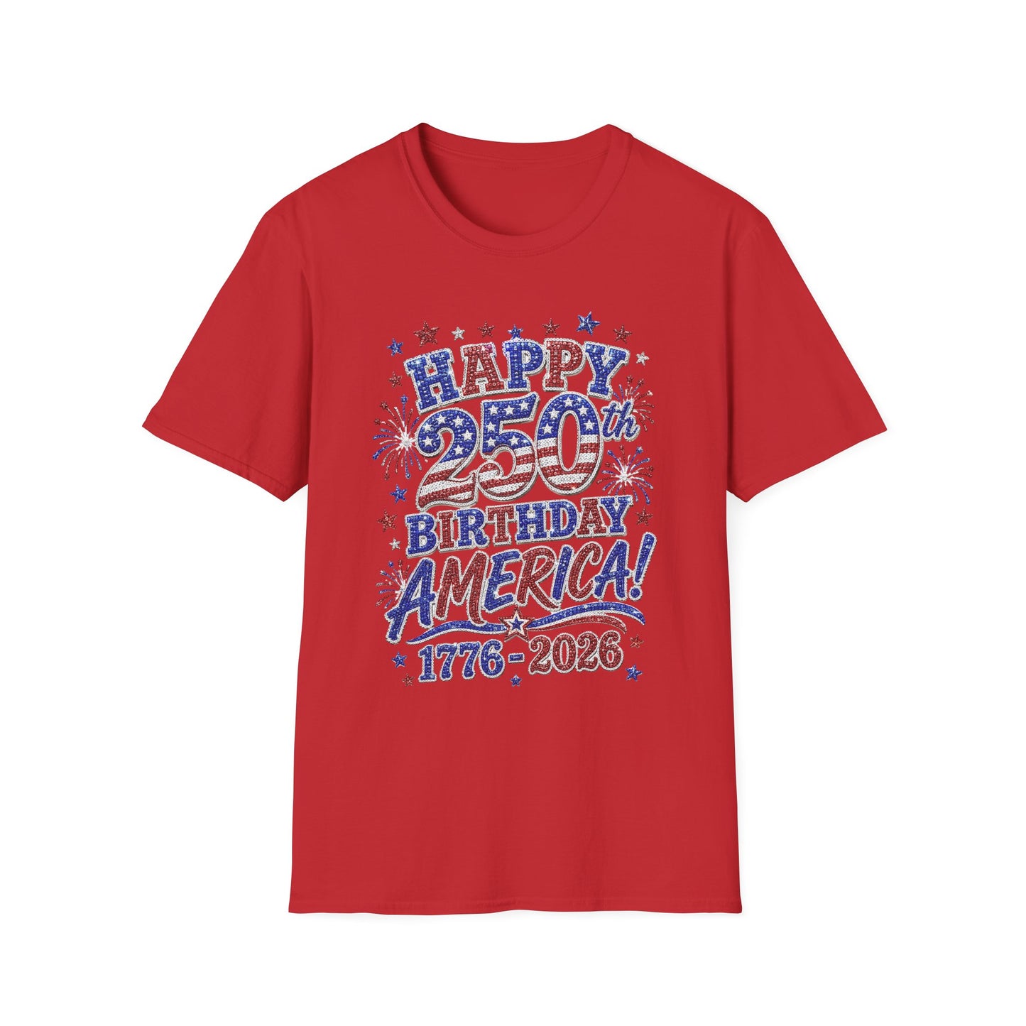 250th Birthday America T-Shirt Star Evans Exclusive