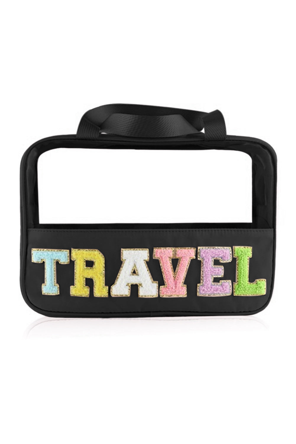 TRAVEL Clear Plastic Makeup Bag