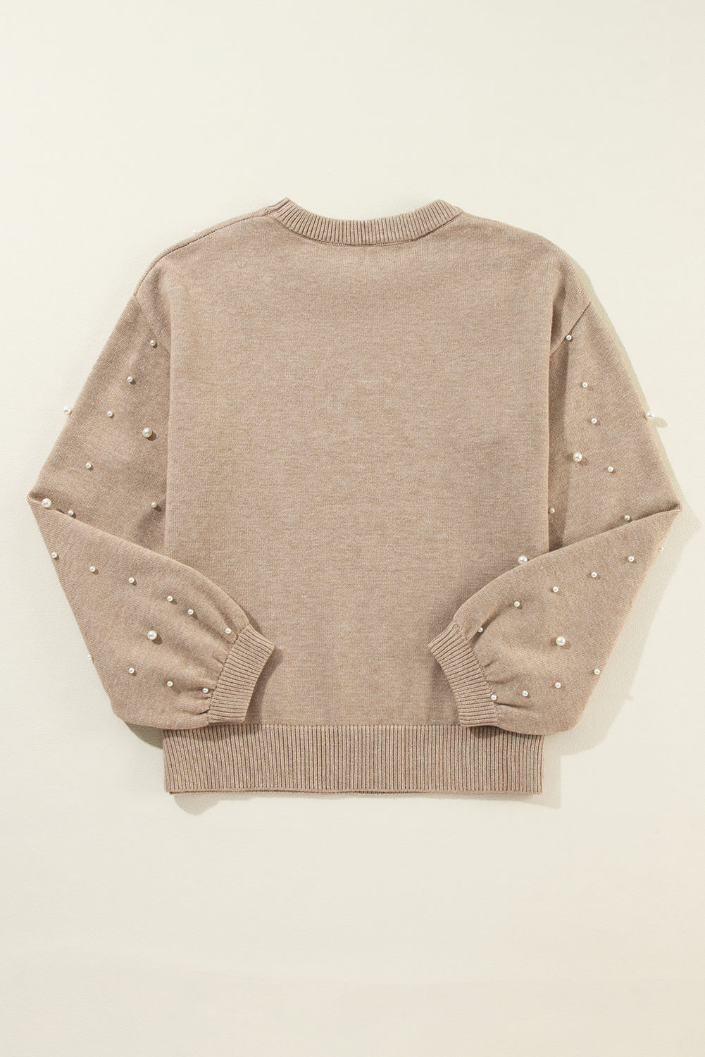 Pearl Drop Shoulder Sweater