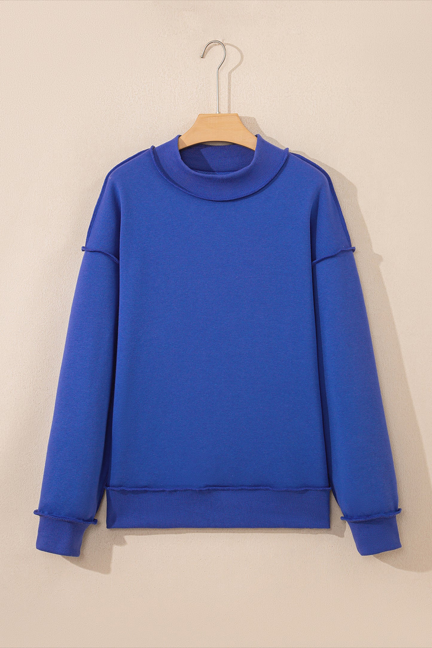 Reversible Mock Neck Sweatshirt