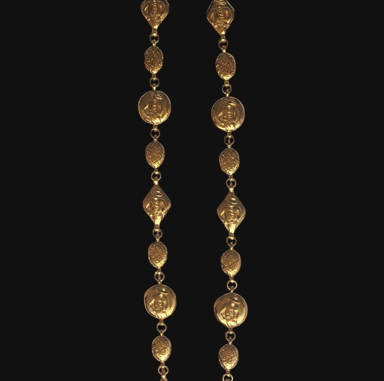 CHANEL Vintage 90’s Coco Mlle Beads Necklace