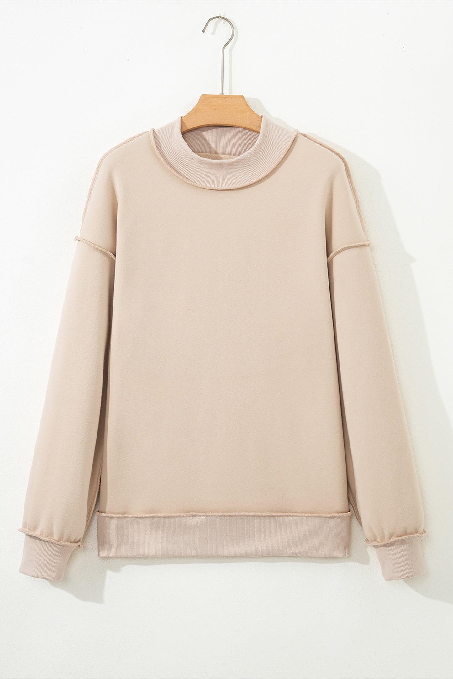Reversible Mock Neck Sweatshirt