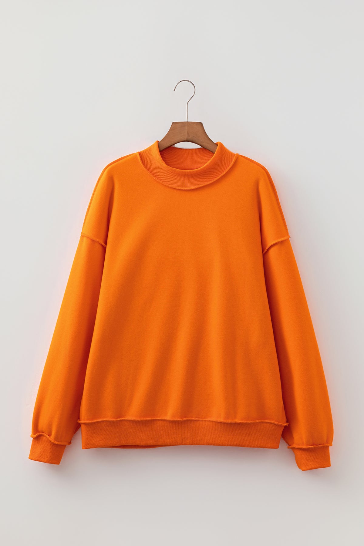 Reversible Mock Neck Sweatshirt