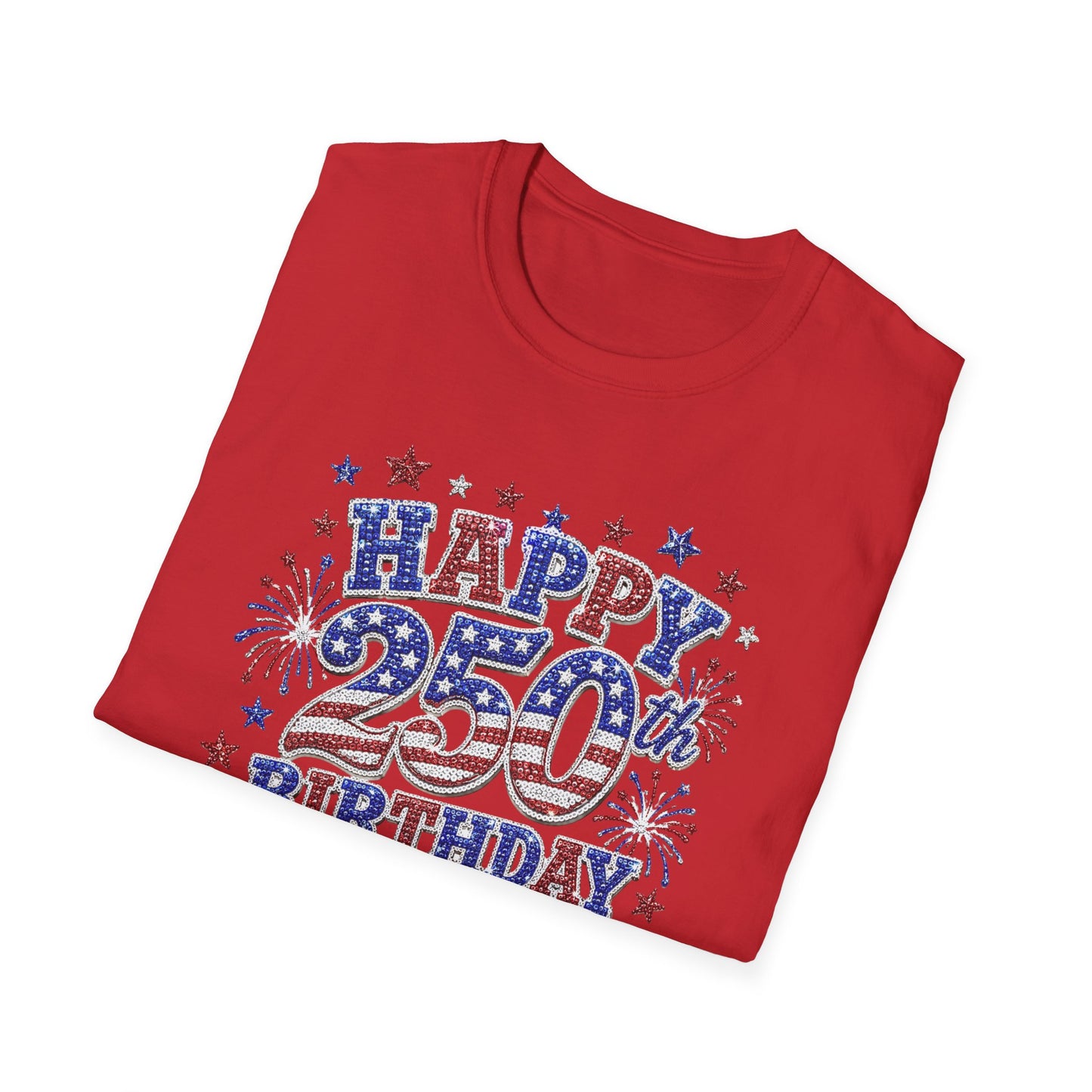 250th Birthday America T-Shirt Star Evans Exclusive