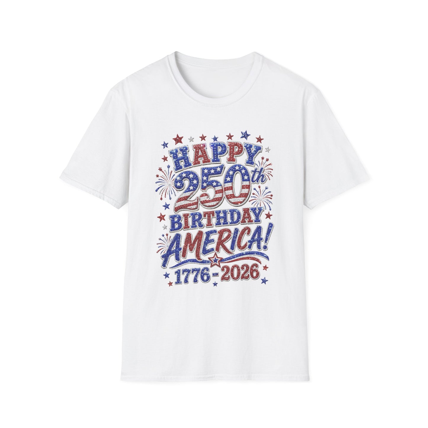 250th Birthday America T-Shirt Star Evans Exclusive