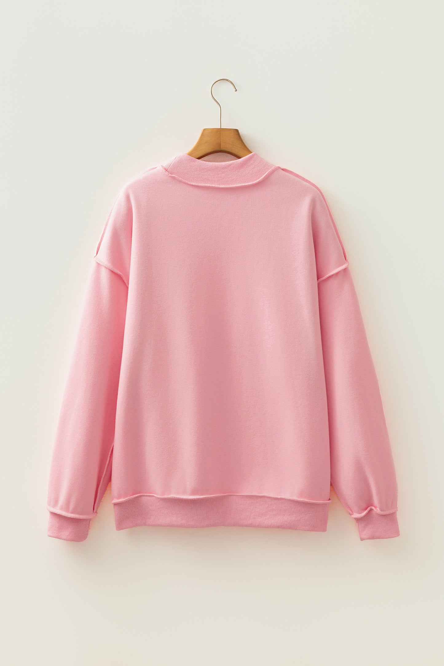 Reversible Mock Neck Sweatshirt