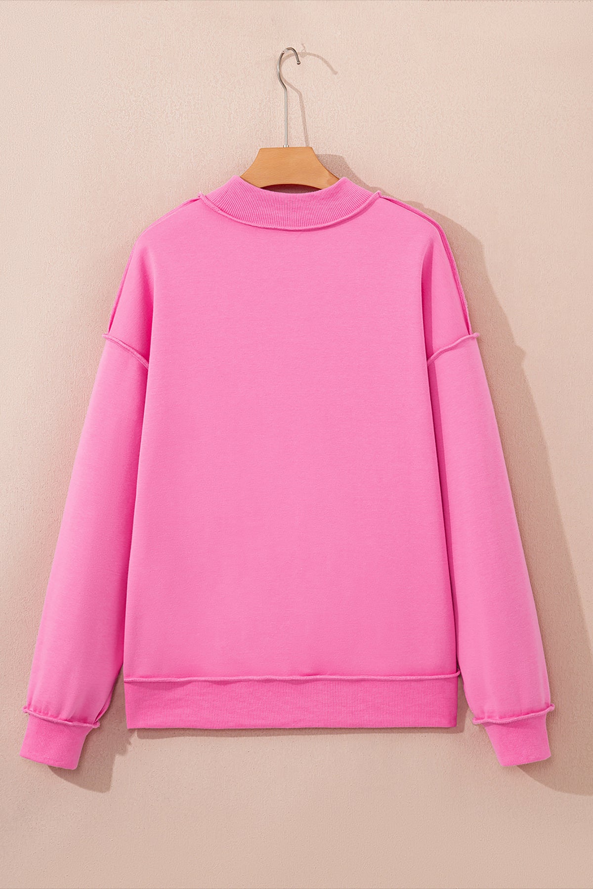 Reversible Mock Neck Sweatshirt