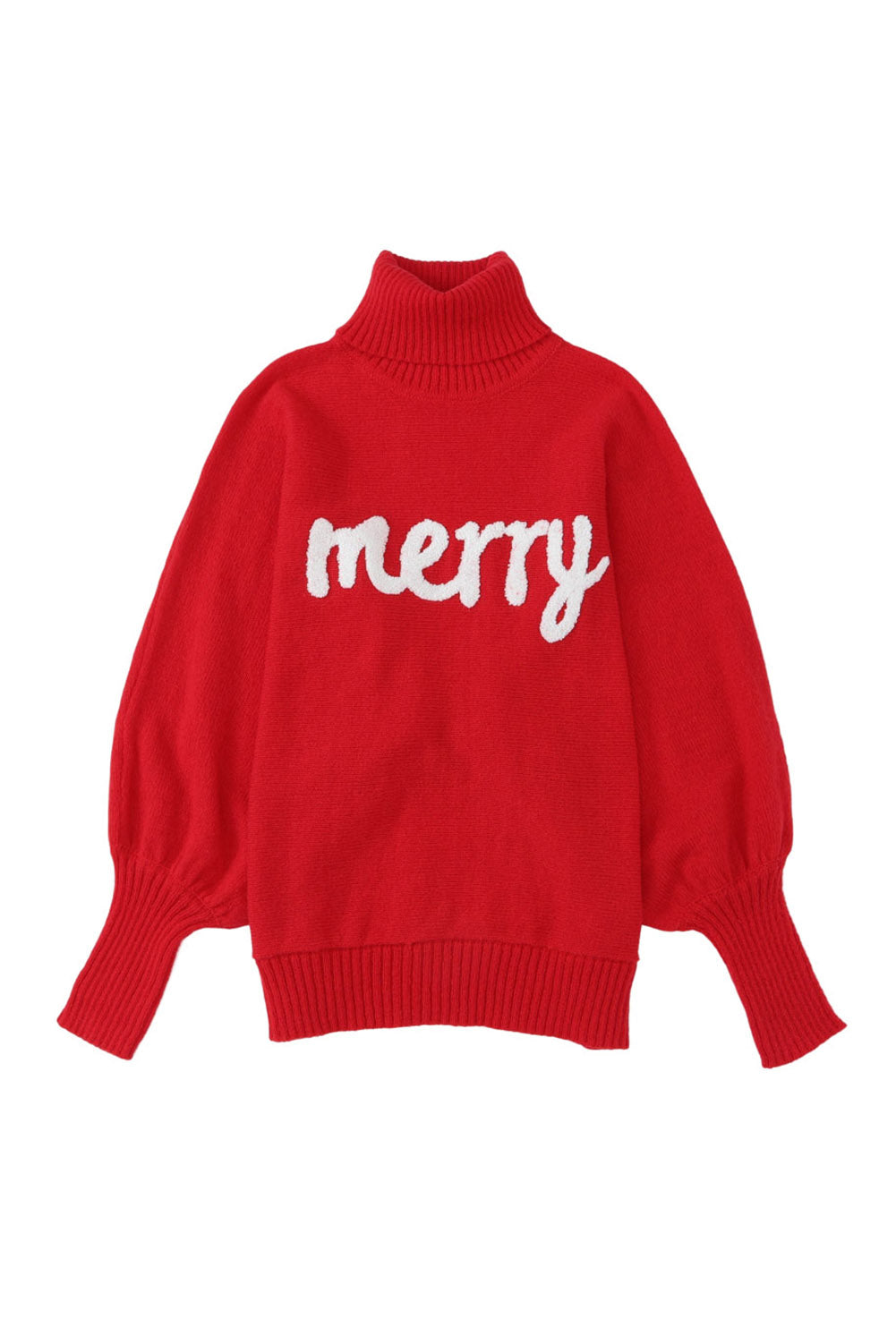 Batwing Sleeve Merry Sweater