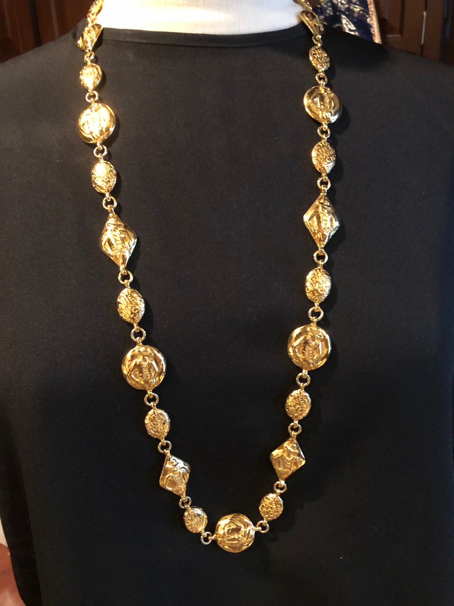 CHANEL Vintage 90’s Coco Mlle Beads Necklace