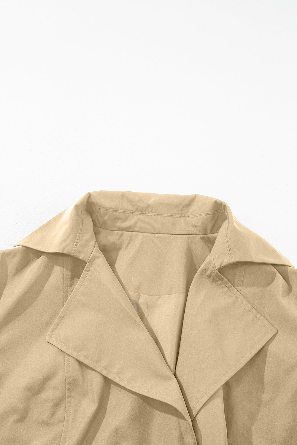 Khaki Belted Trench Coat