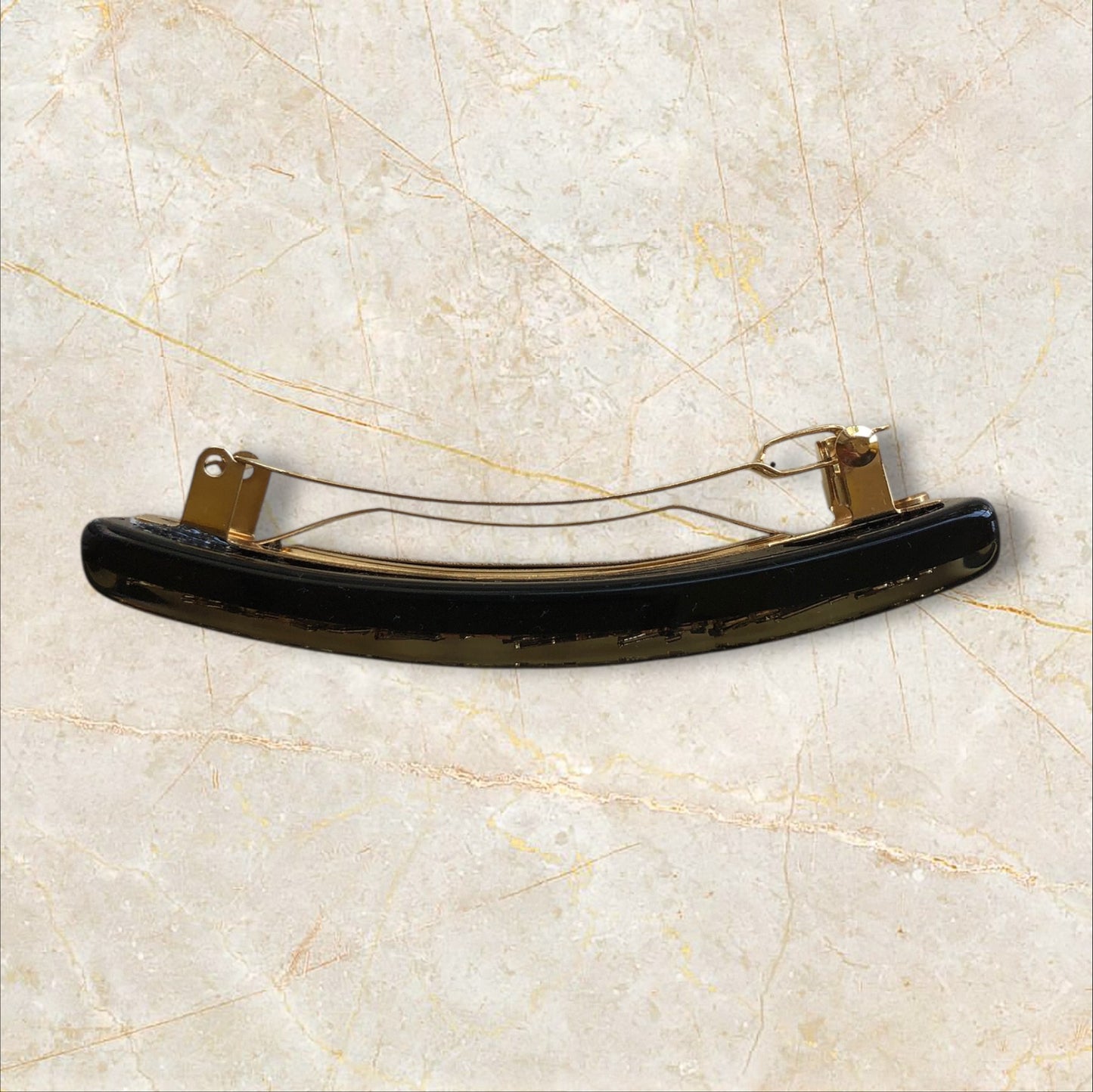 Louis Vuitton M65304 Barrette Inclusion Noir Black Hair Clip Box Dust Bag