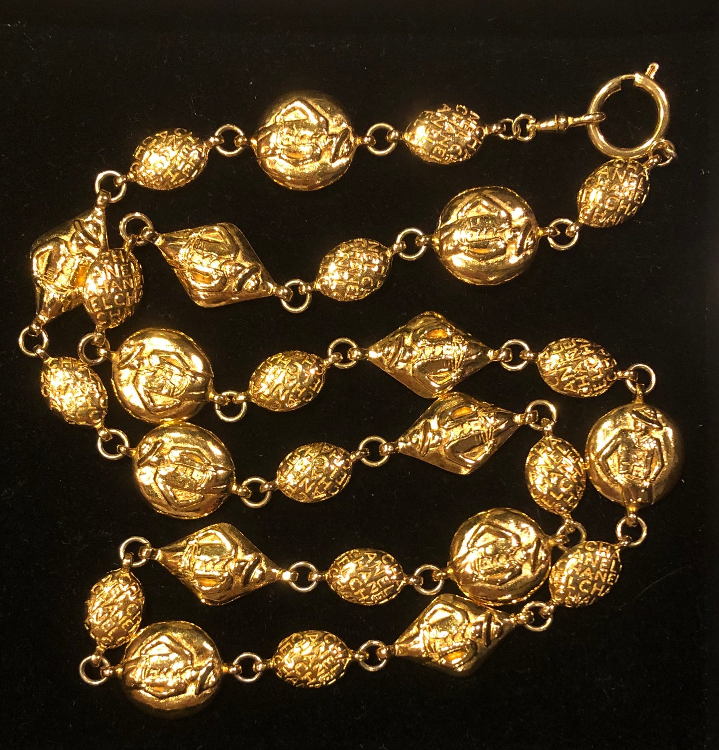 CHANEL Vintage 90’s Coco Mlle Beads Necklace