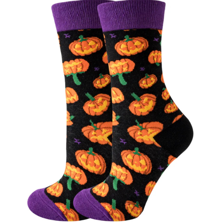 Pumpkins Halloween Socks