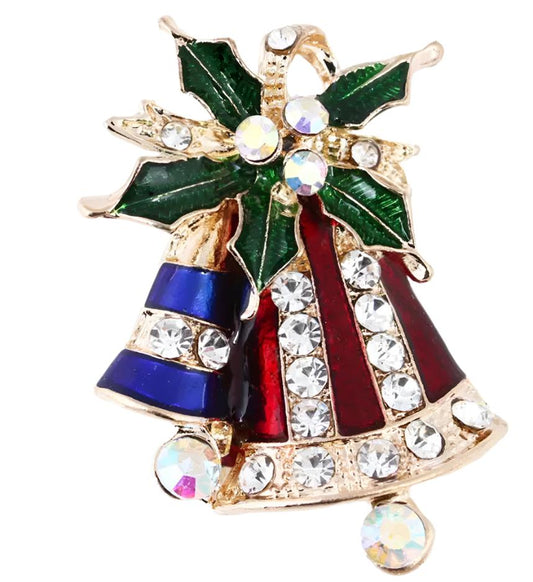 Christmas Bells Brooch