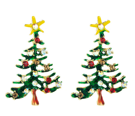 Christmas Tree Earrings