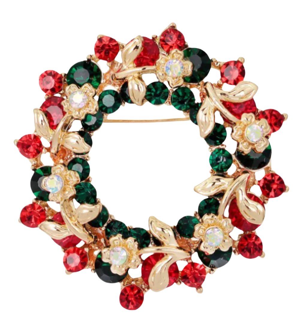 Christmas Garland Brooch